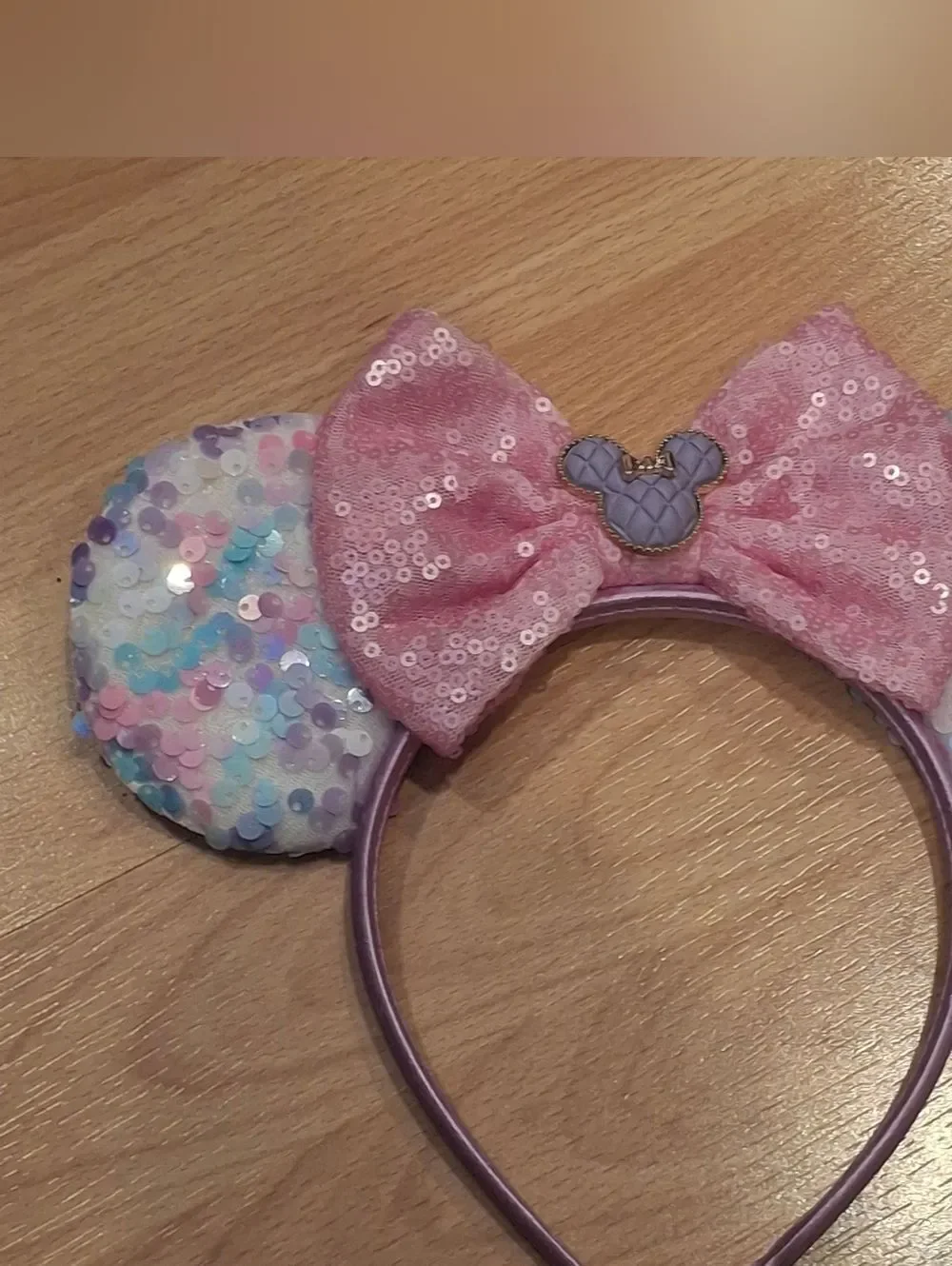 Disney Pink Purple Minnie Mouse Ears